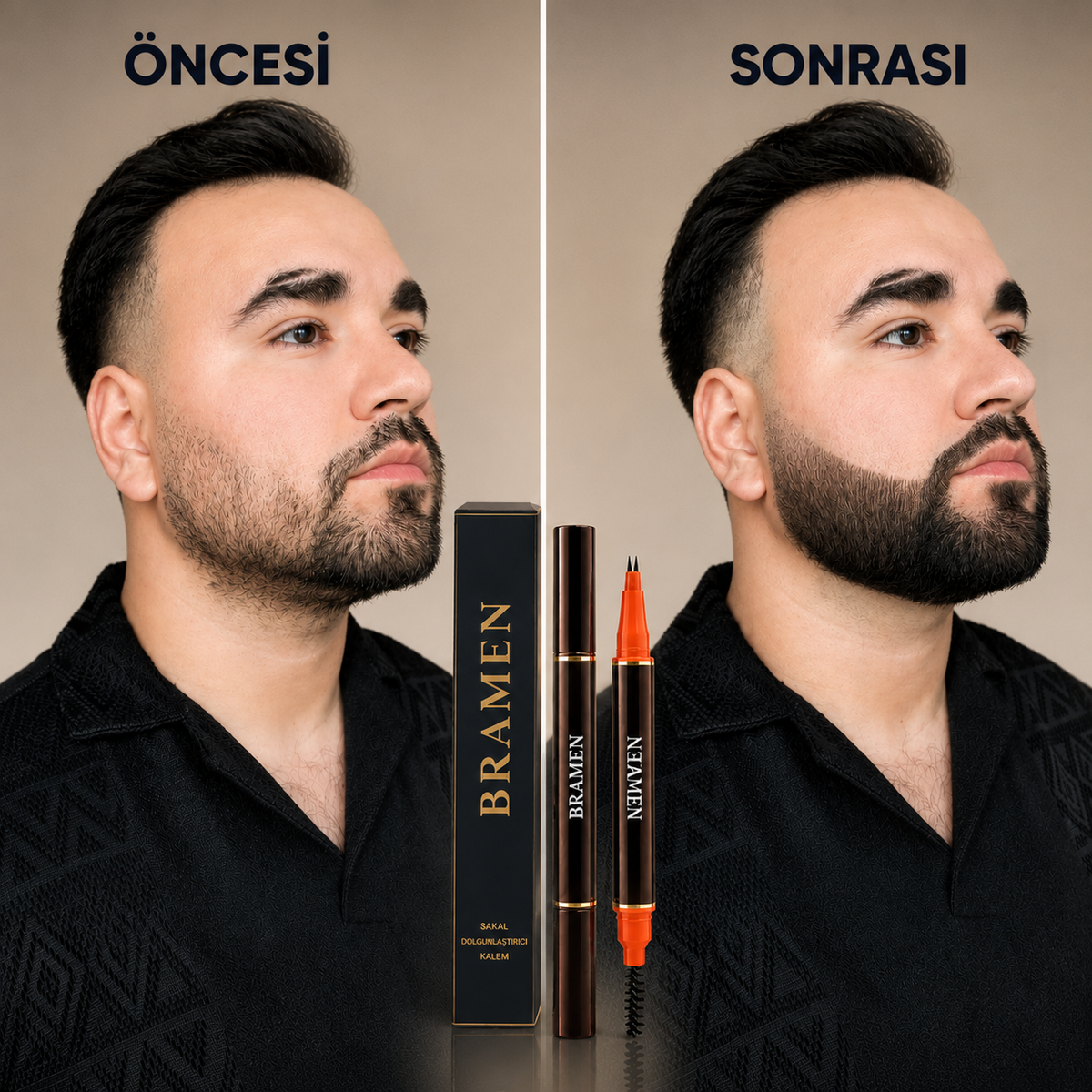 Bramen Doğal Görünüm Sakal Kalemi